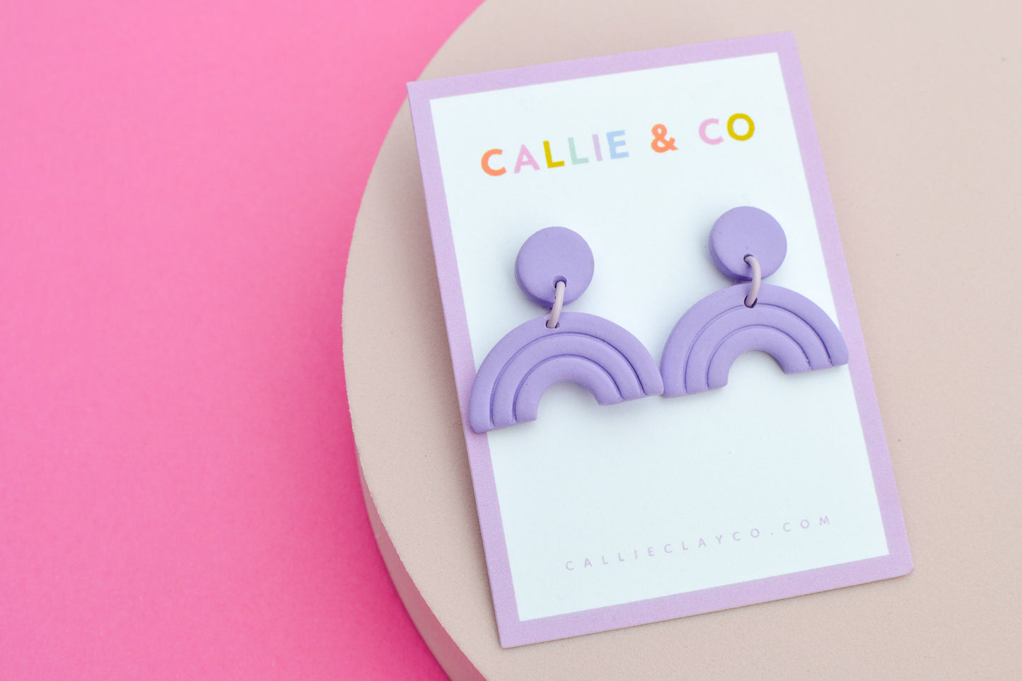 Rainbow Collection | Purple Textured Mini Arches