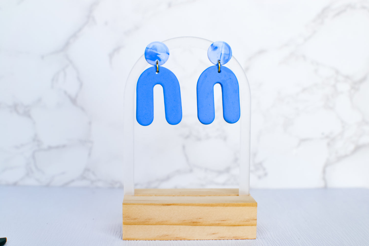 Stepdad James Collection | Blue Marbled Arches