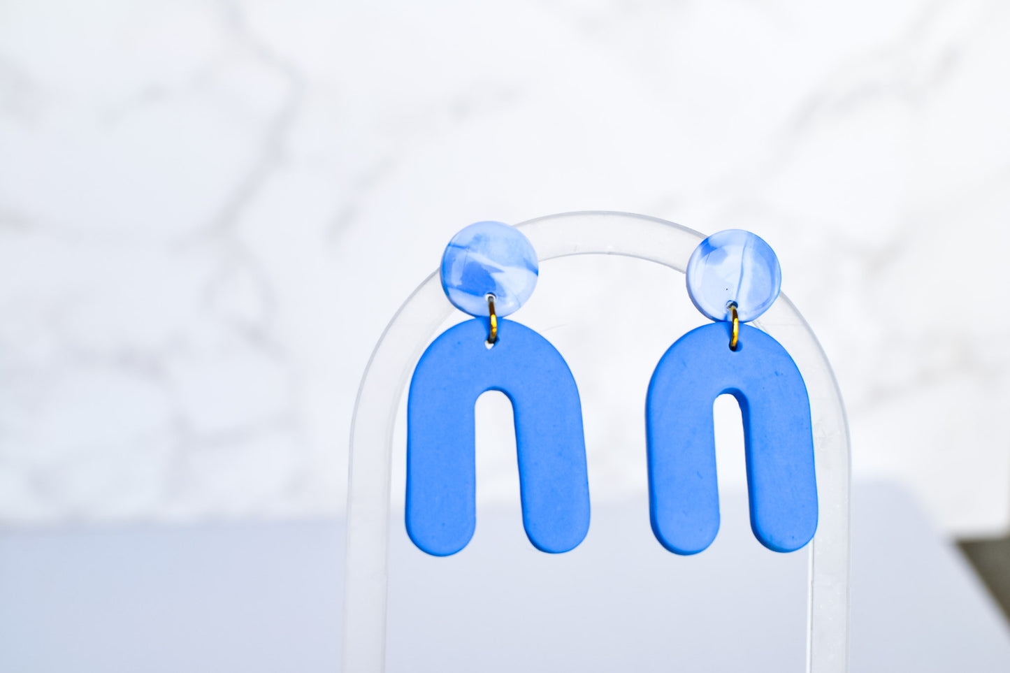 Stepdad James Collection | Blue Marbled Arches