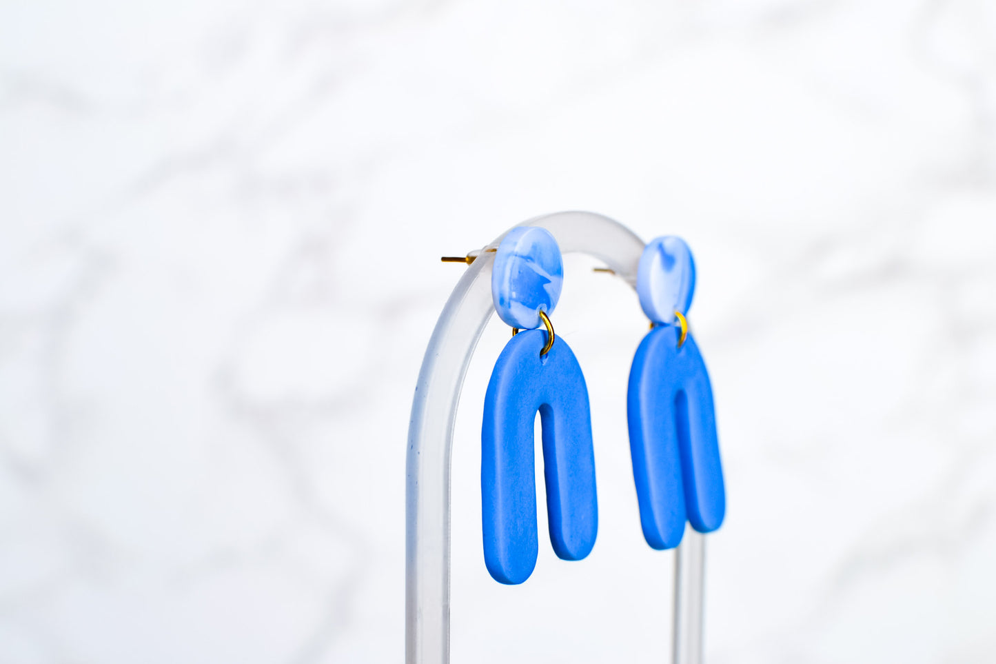 Stepdad James Collection | Blue Marbled Arches