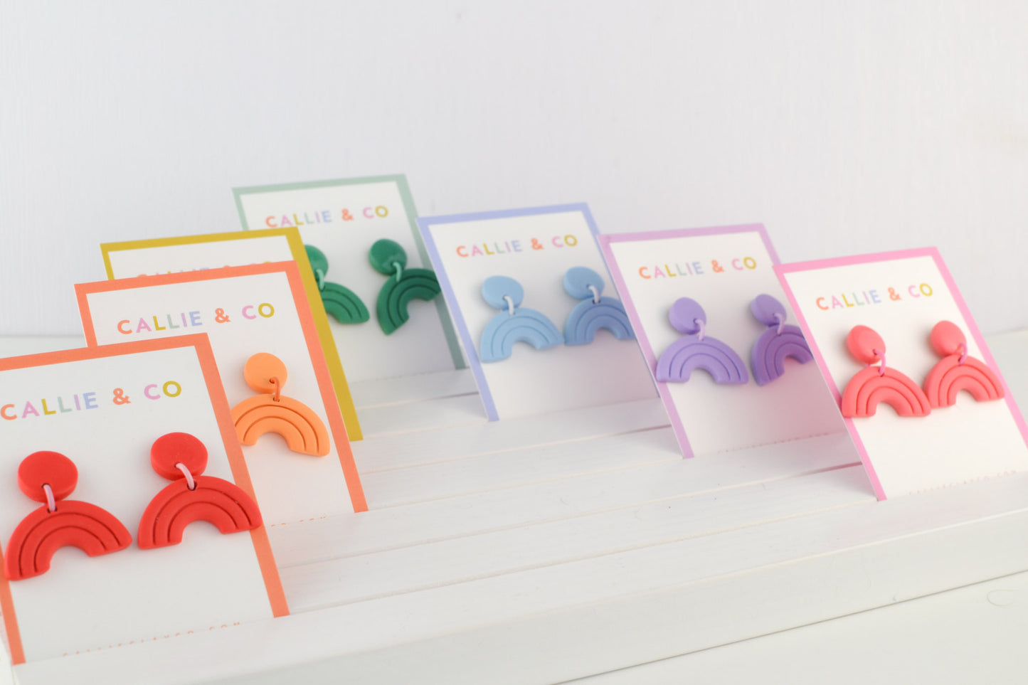 Rainbow Collection | Forest Green Textured Mini Arches