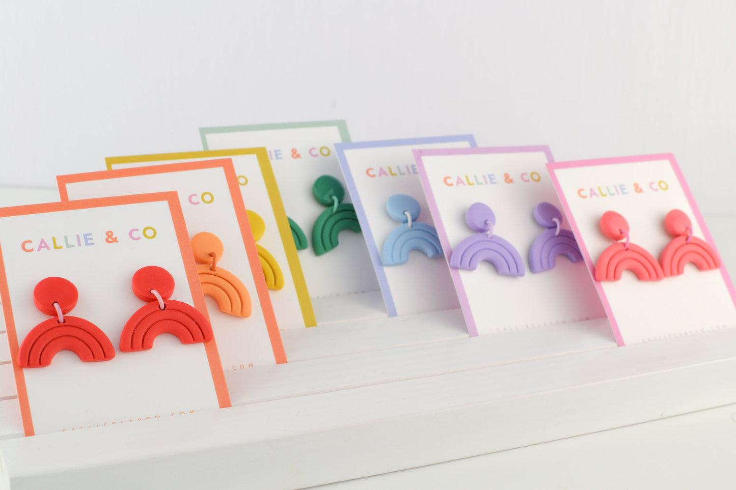 Rainbow Collection | Forest Green Textured Mini Arches