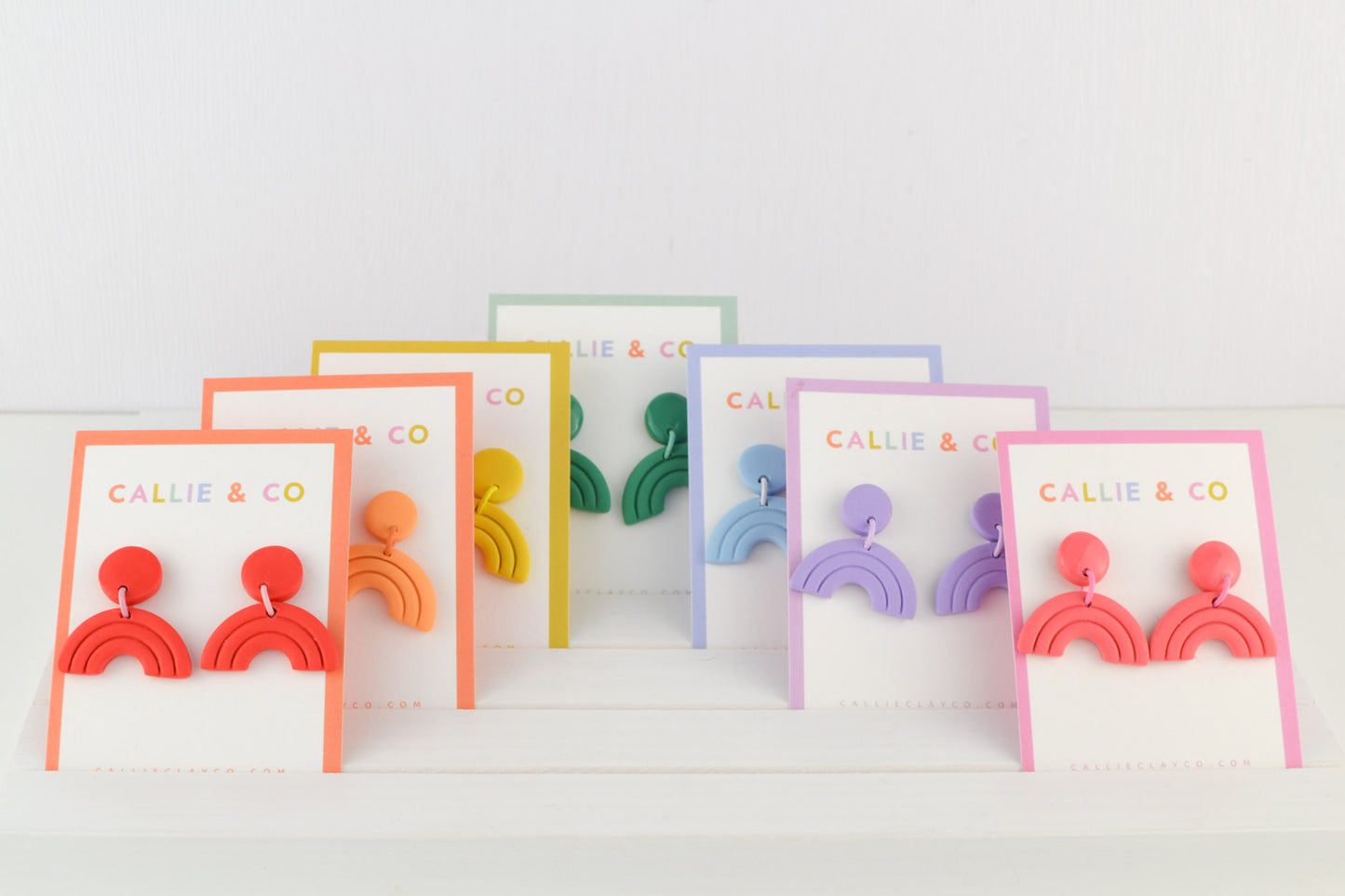 Rainbow Collection | Forest Green Textured Mini Arches