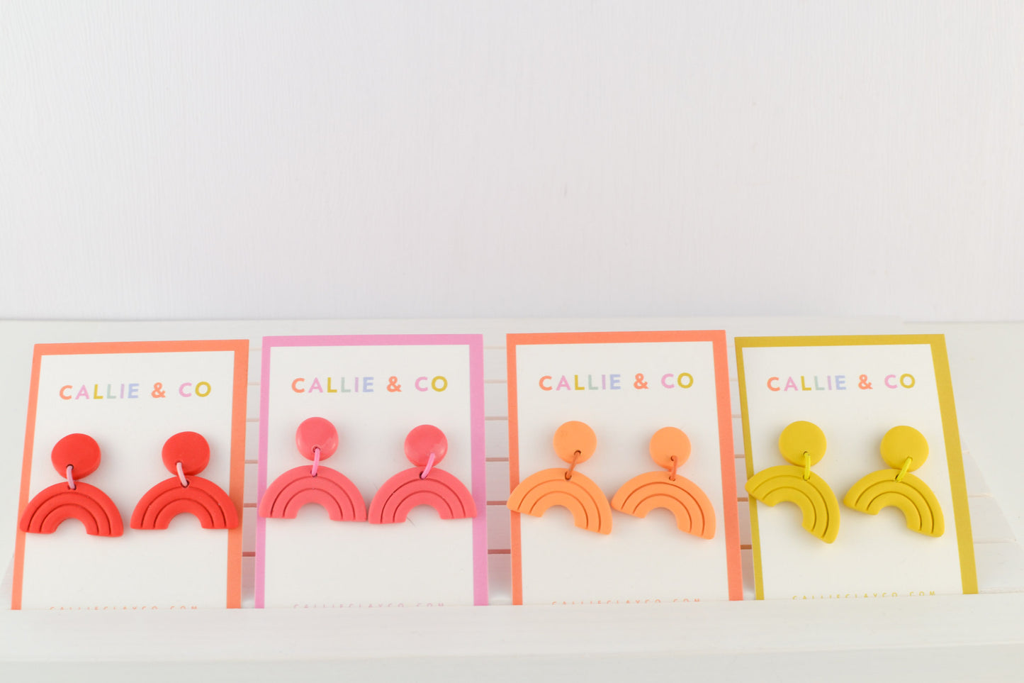 Rainbow Collection | Orange Textured Mini Arches