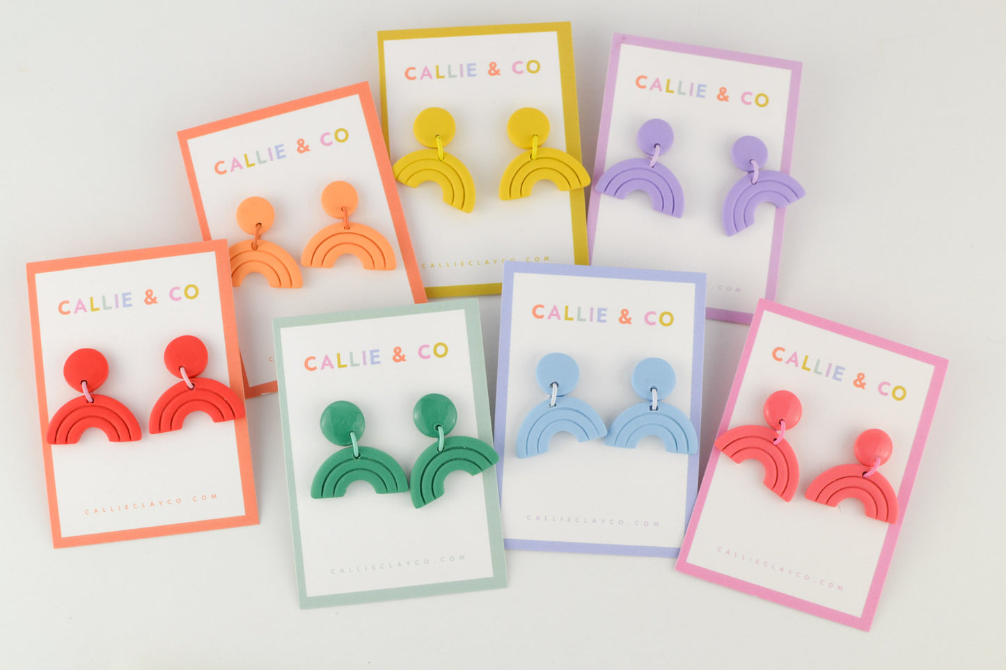 Rainbow Collection | Forest Green Textured Mini Arches