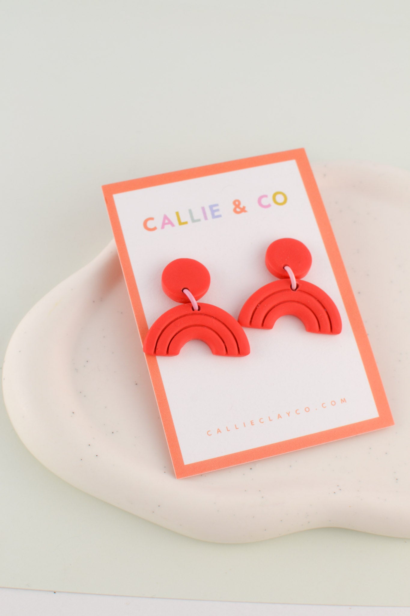 Rainbow Collection | Textured Mini Arches in Red