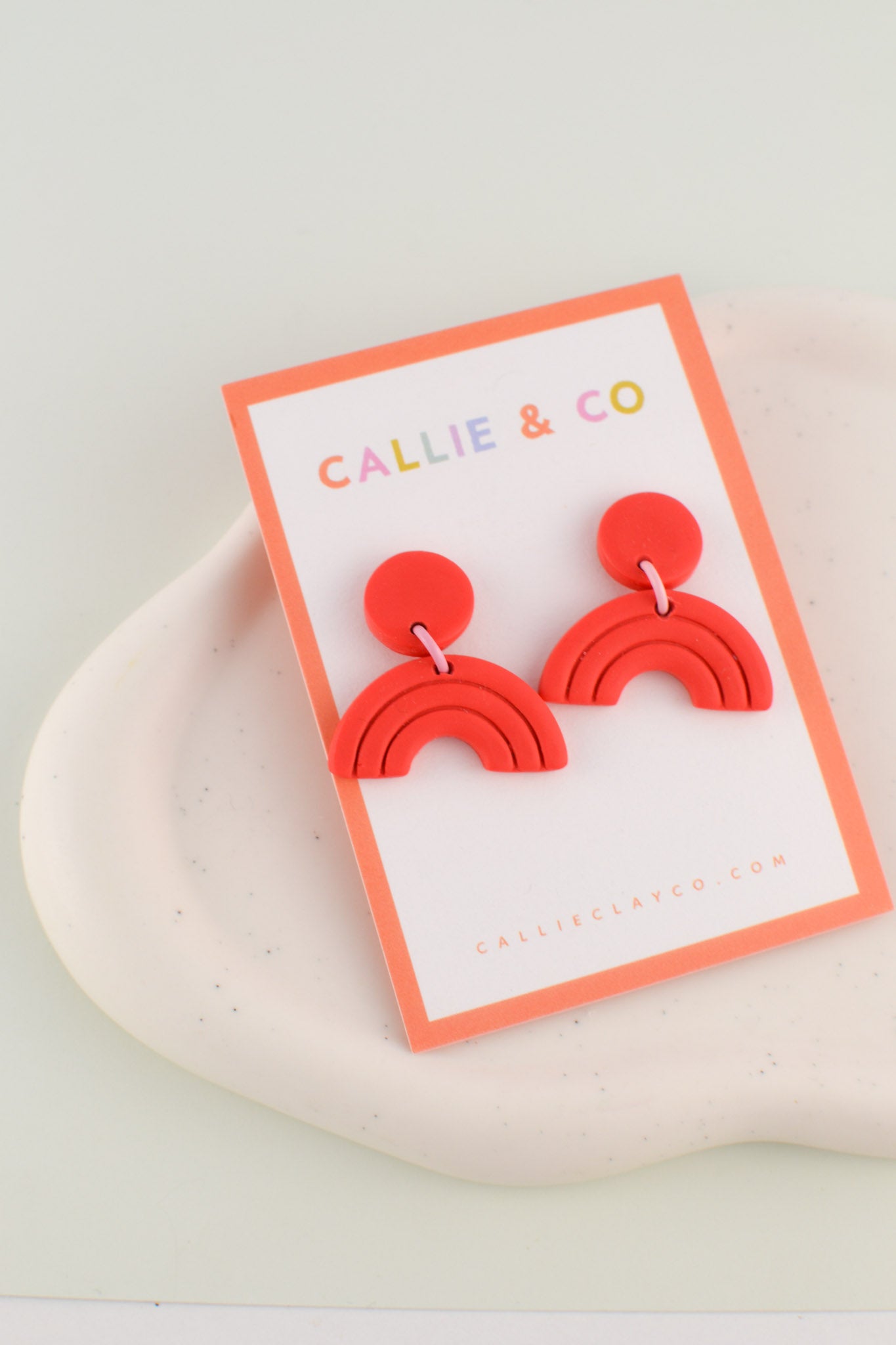 Rainbow Collection | Textured Mini Arches in Red