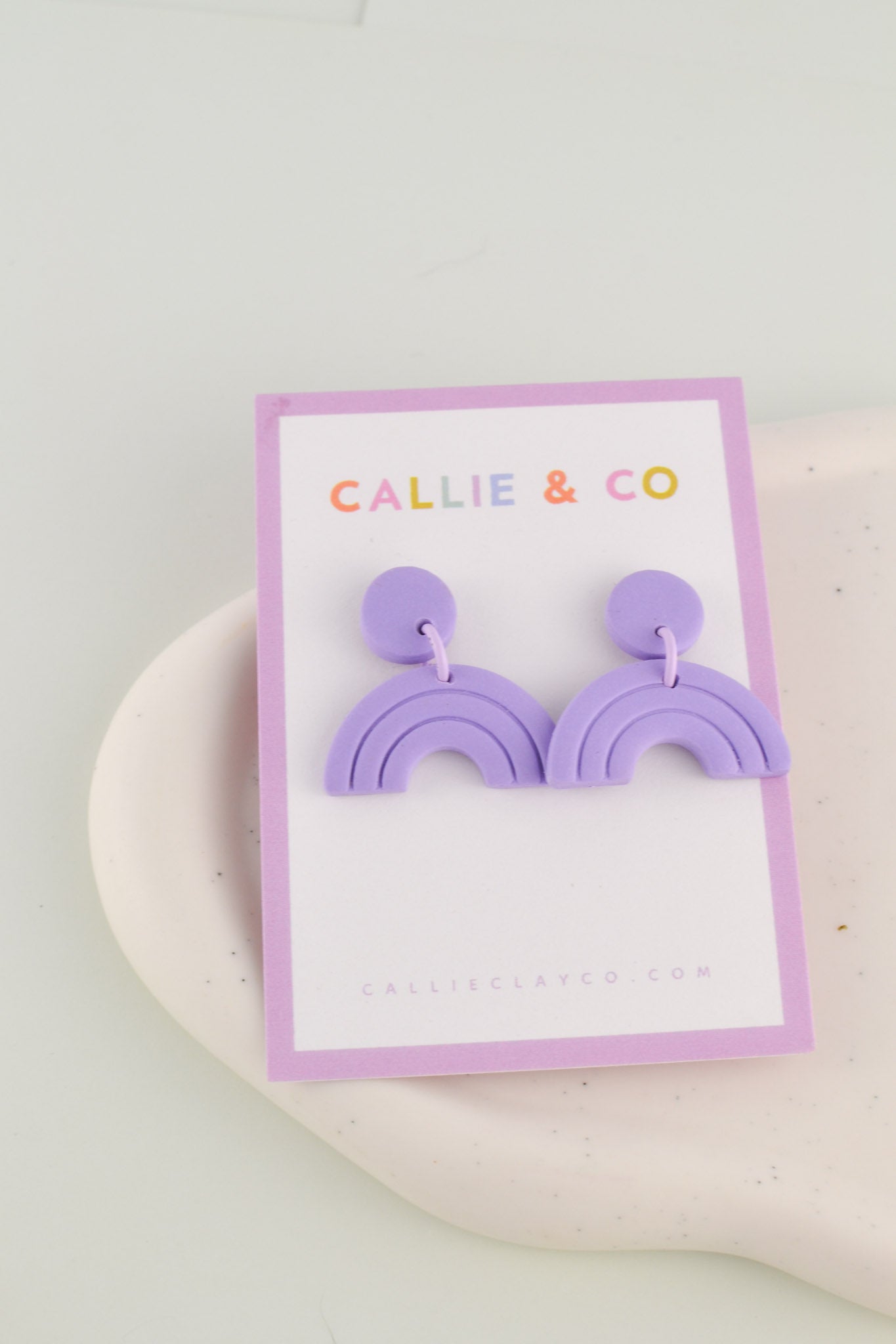 Rainbow Collection | Purple Textured Mini Arches