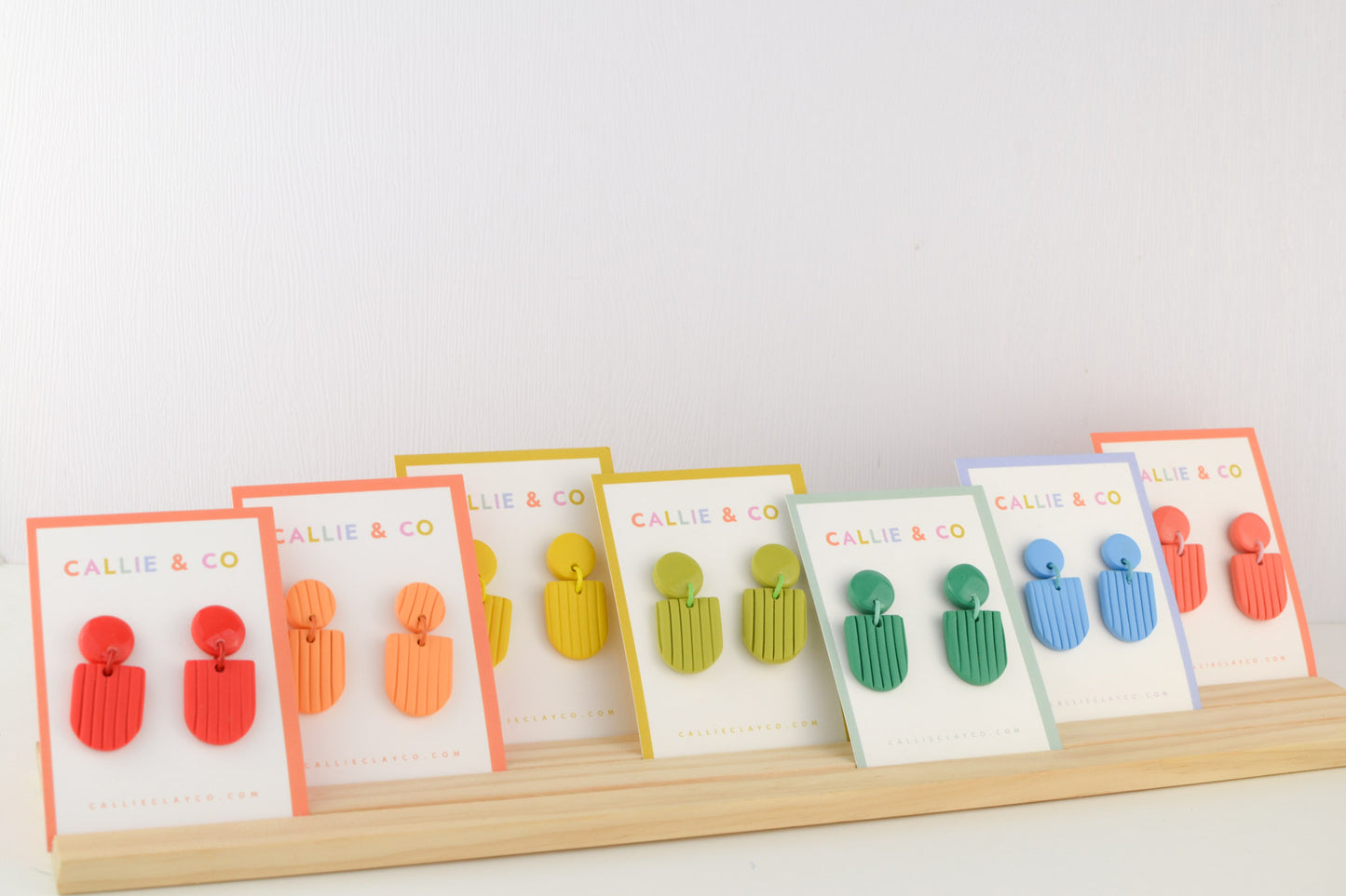 Rainbow Collection | Blue Textured Dangles