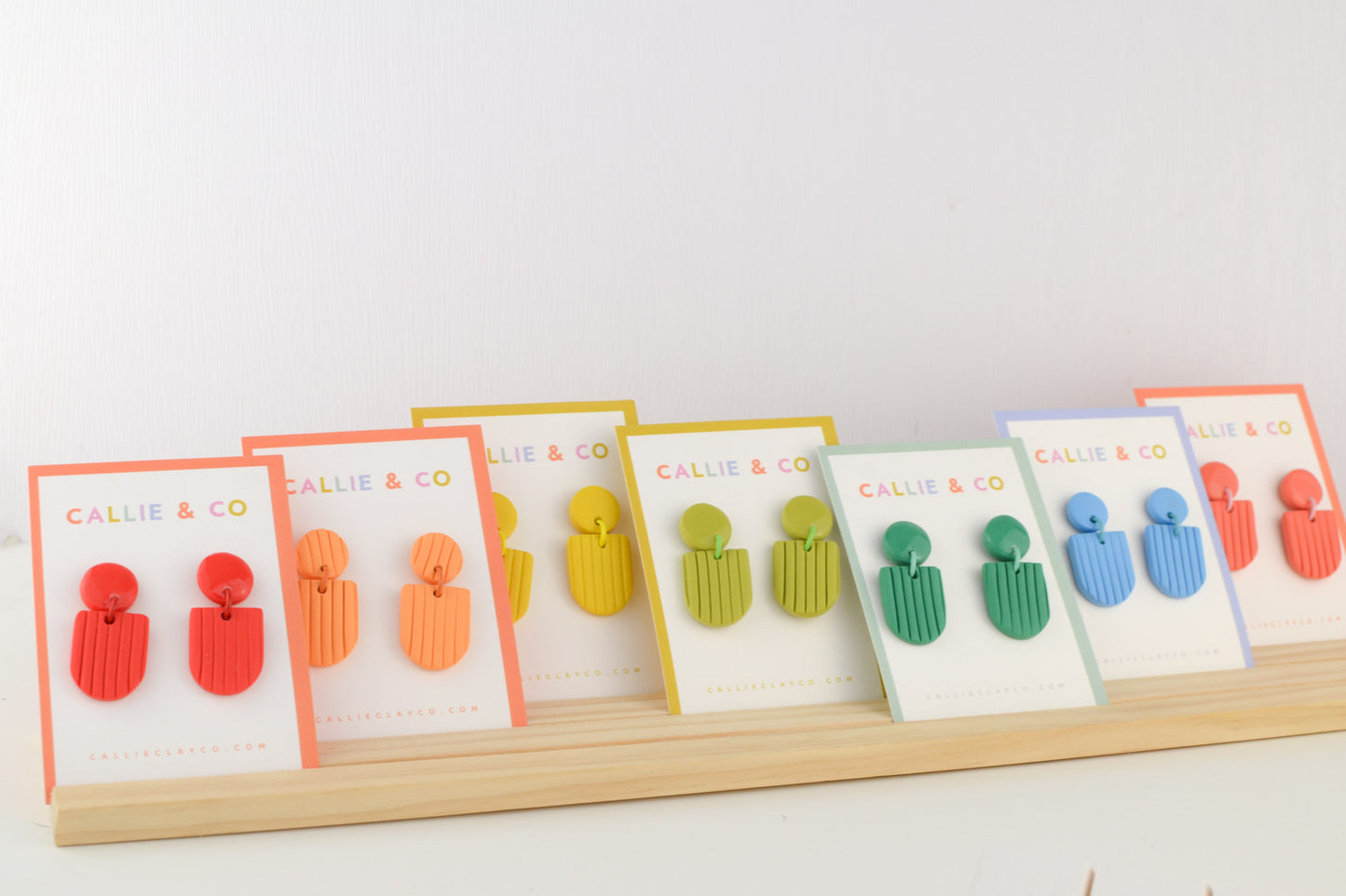 Rainbow Collection | Blue Textured Dangles