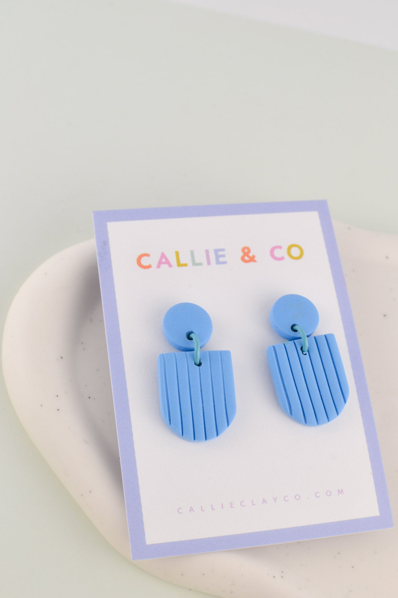 Rainbow Collection | Blue Textured Dangles