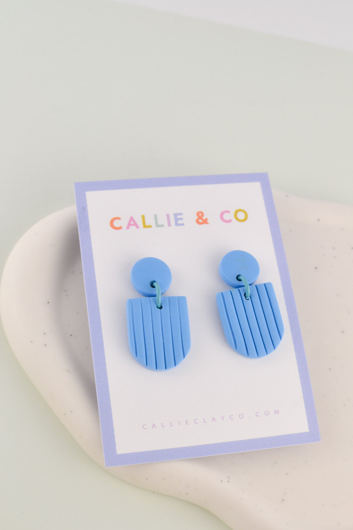 Rainbow Collection | Blue Textured Dangles