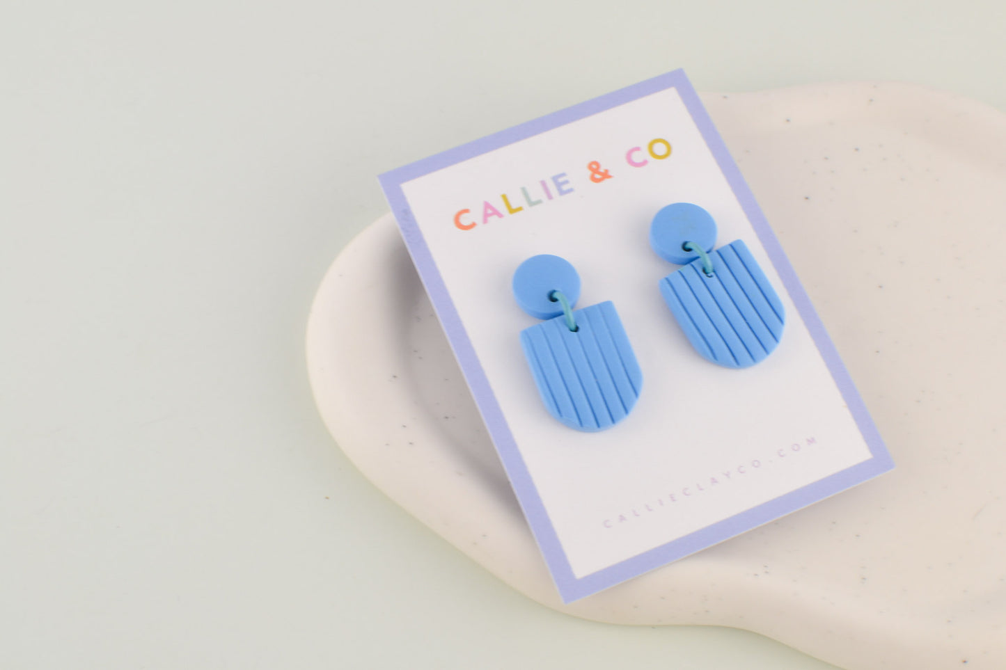 Rainbow Collection | Blue Textured Dangles