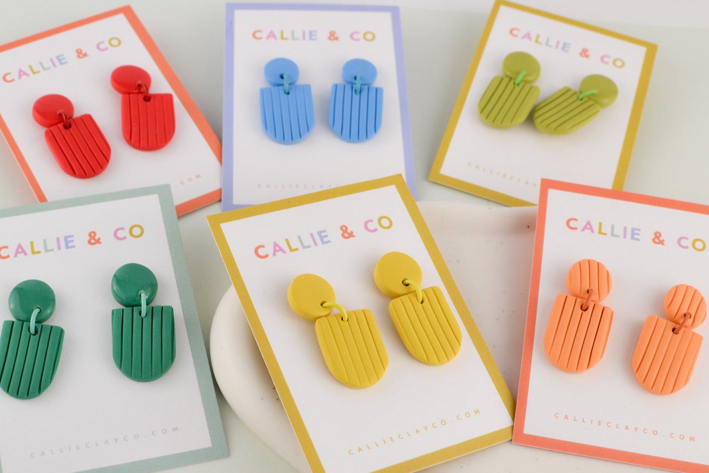 Rainbow Collection | Blue Textured Dangles