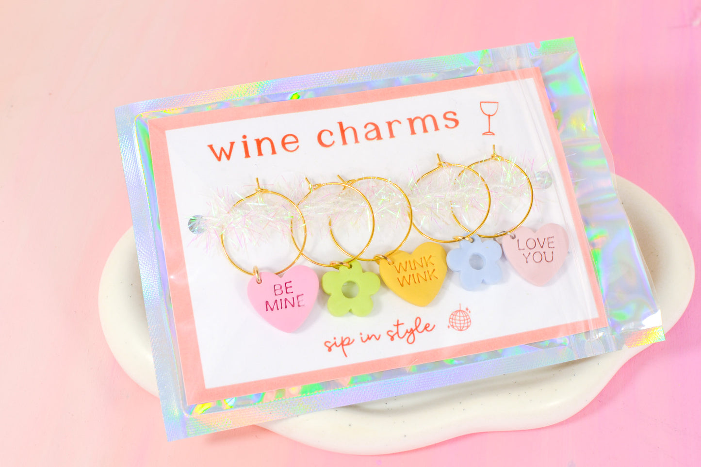 π Wine Charms π