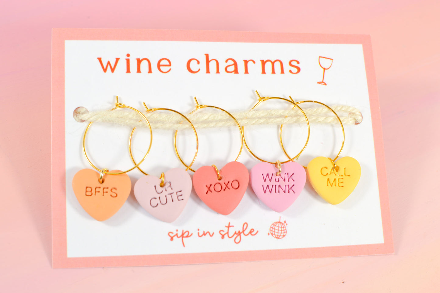 π Wine Charms π