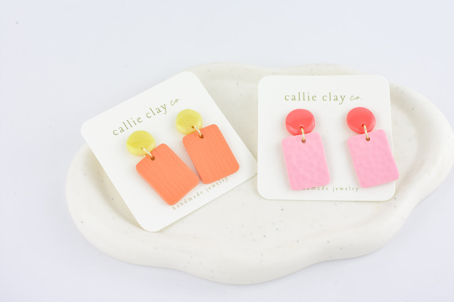 Soleil Dangles | Cherry Red & Pink