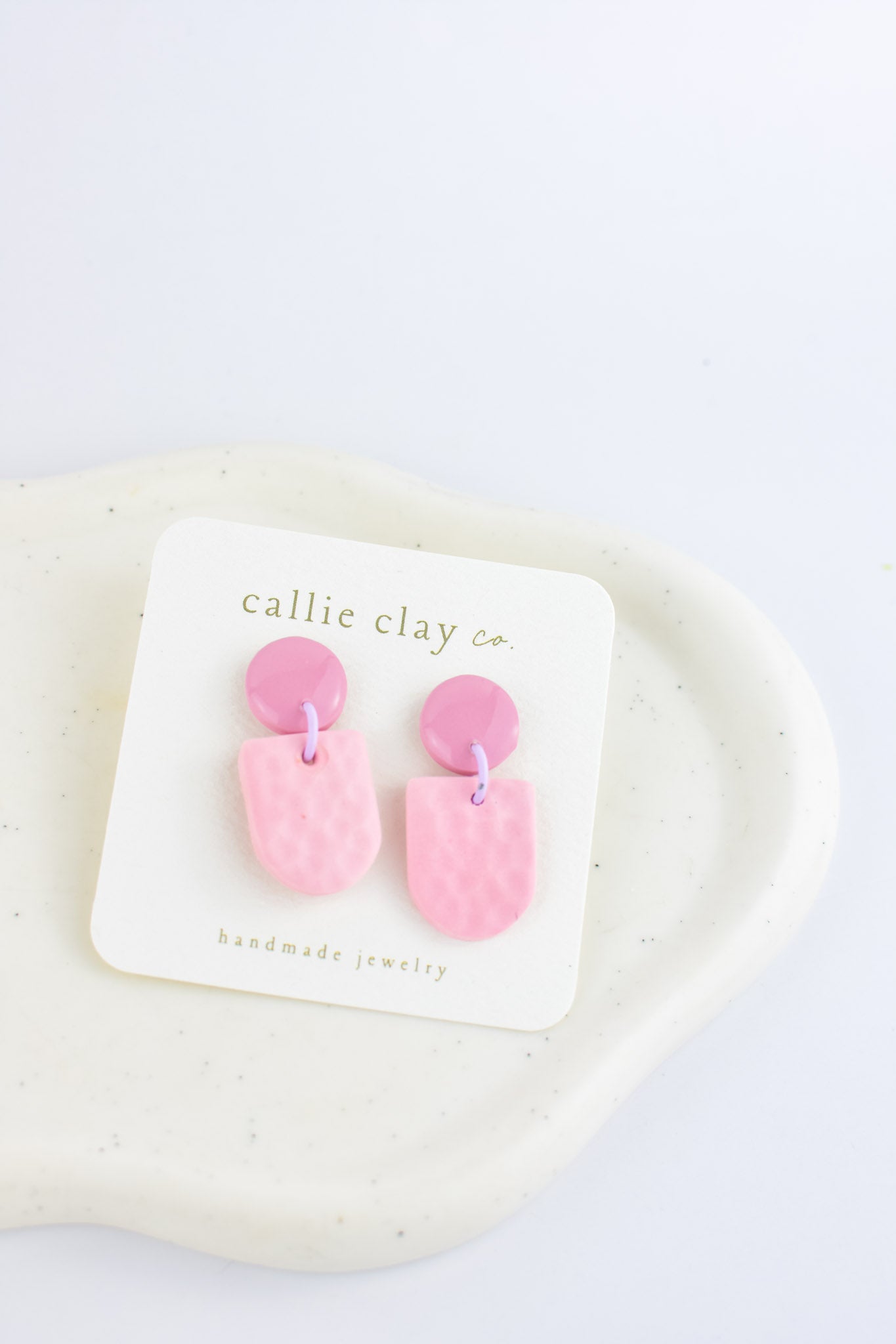 Soleil Dangles | Duotone Pink