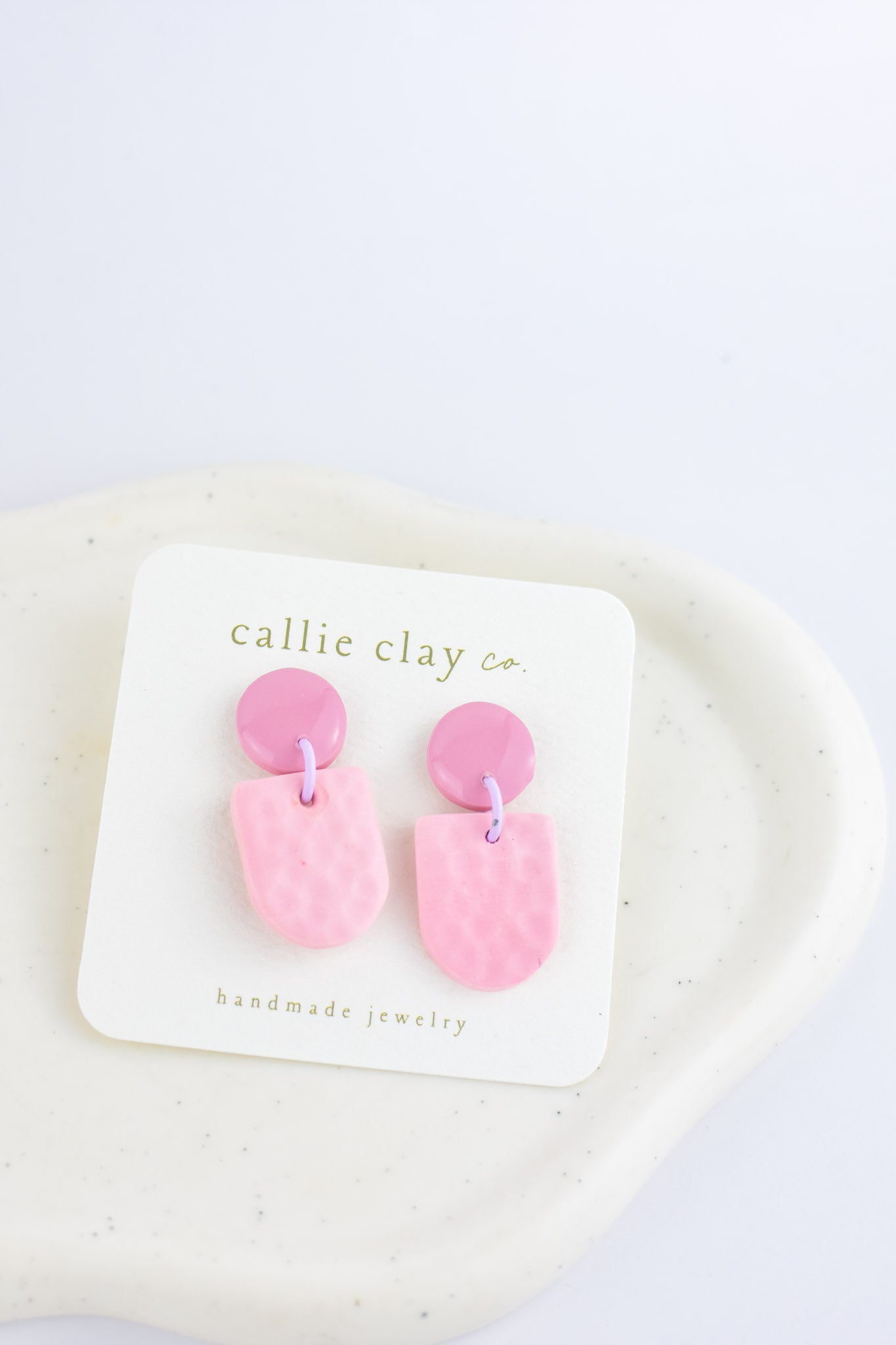 Soleil Dangles | Duotone Pink