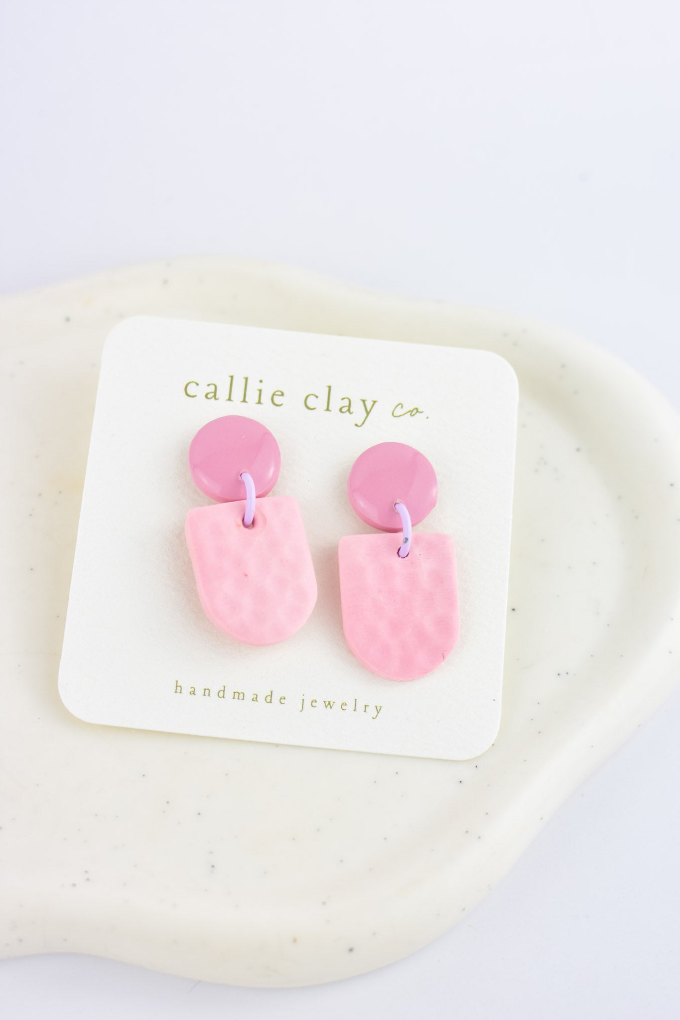 Soleil Dangles | Duotone Pink