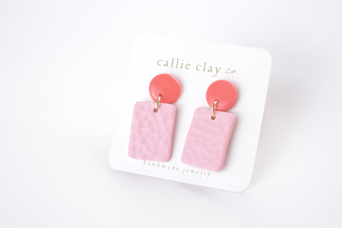 Soleil Dangles | Cherry Red & Pink