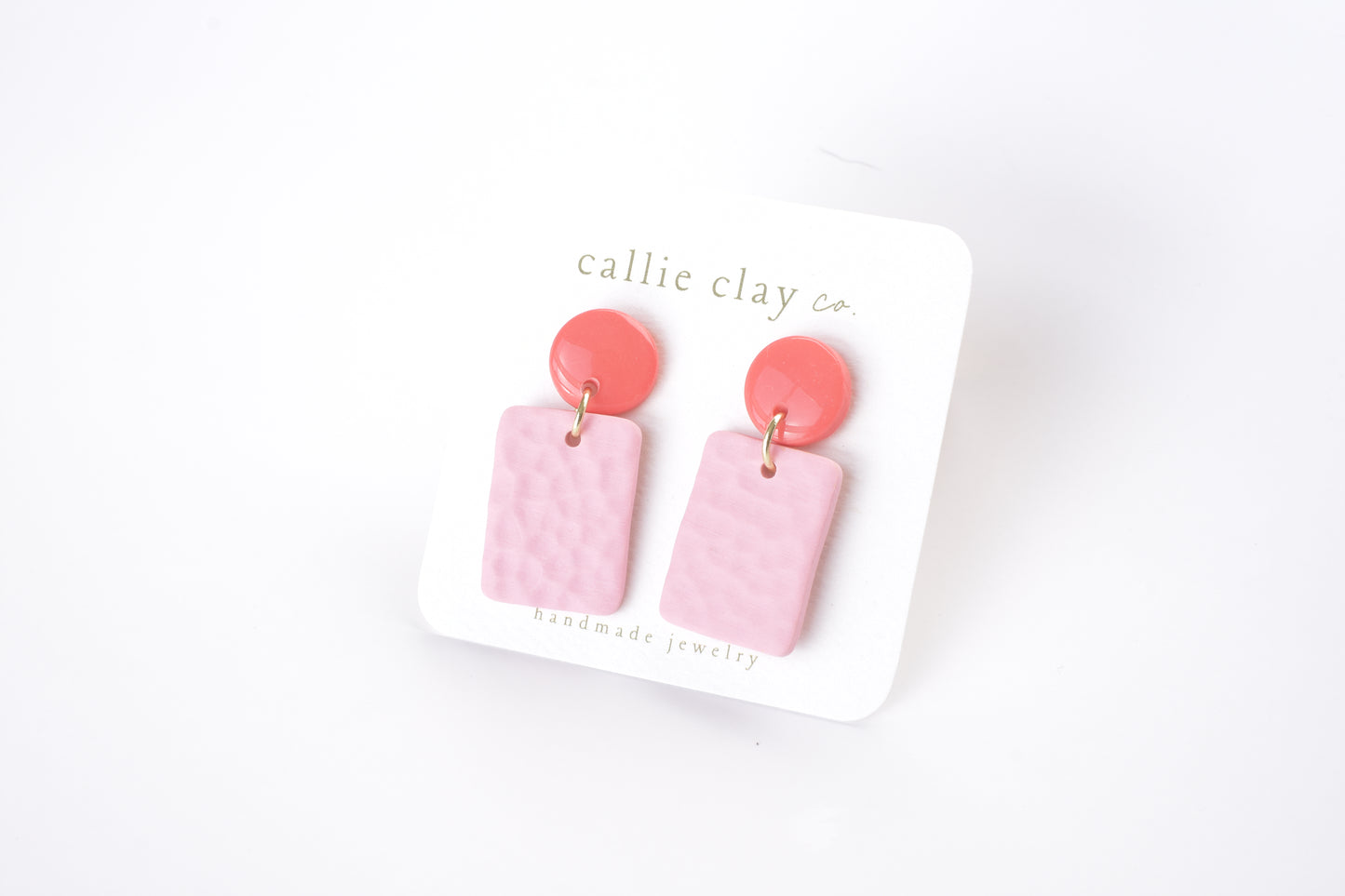 Soleil Dangles | Cherry Red & Pink