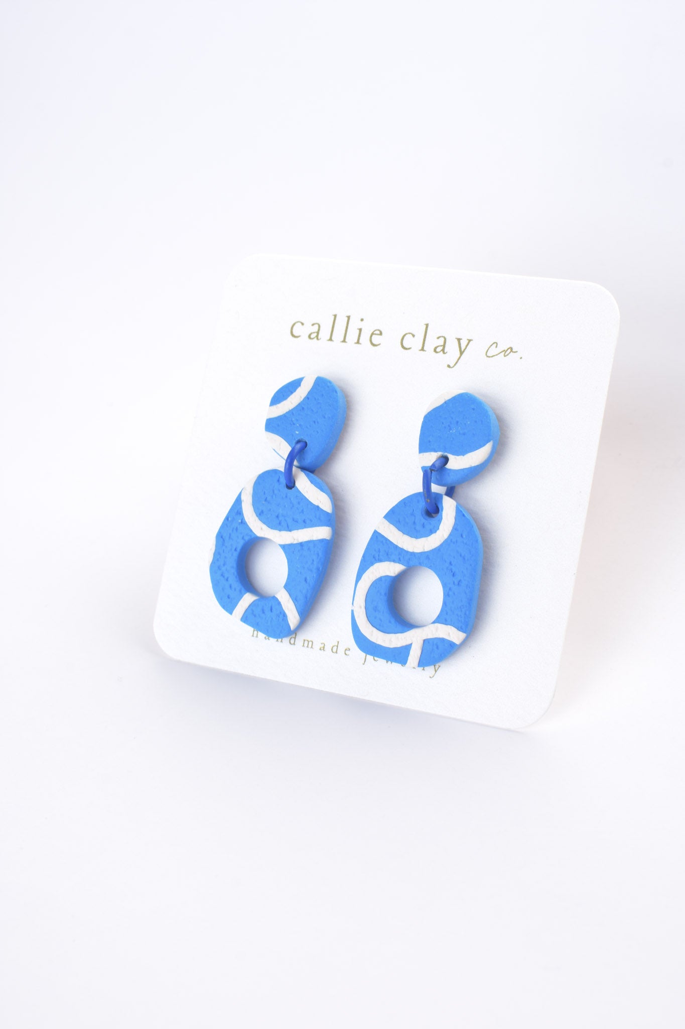 Soleil Dangles | Abstract Indigo