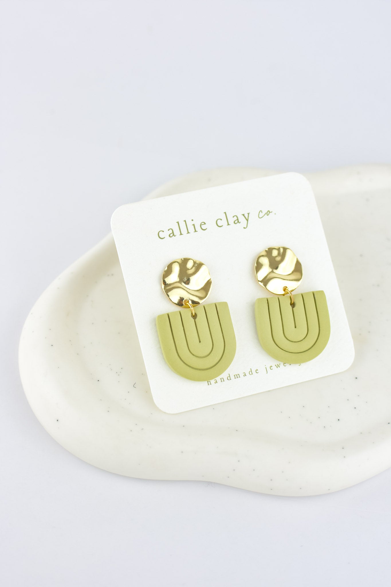 Green & Gold Dangles