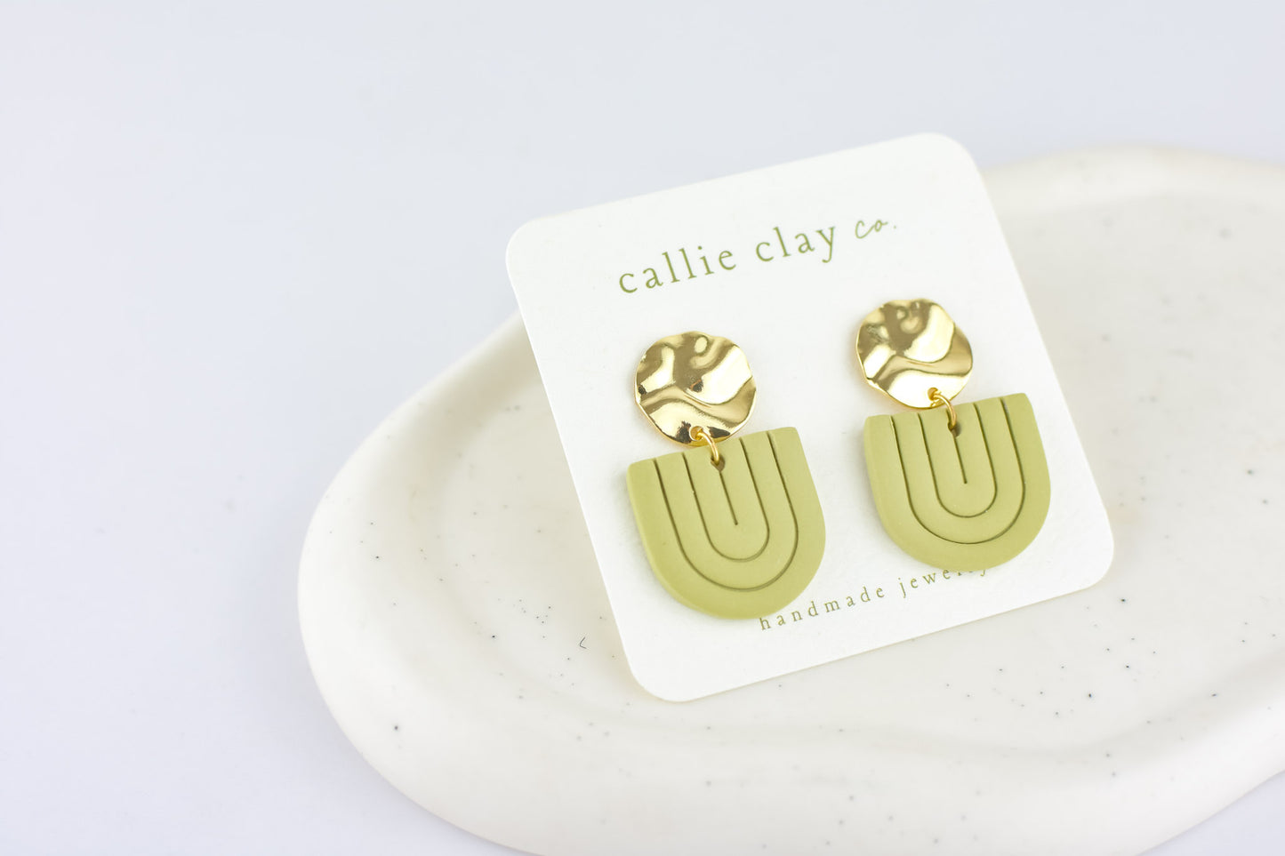 Green & Gold Dangles