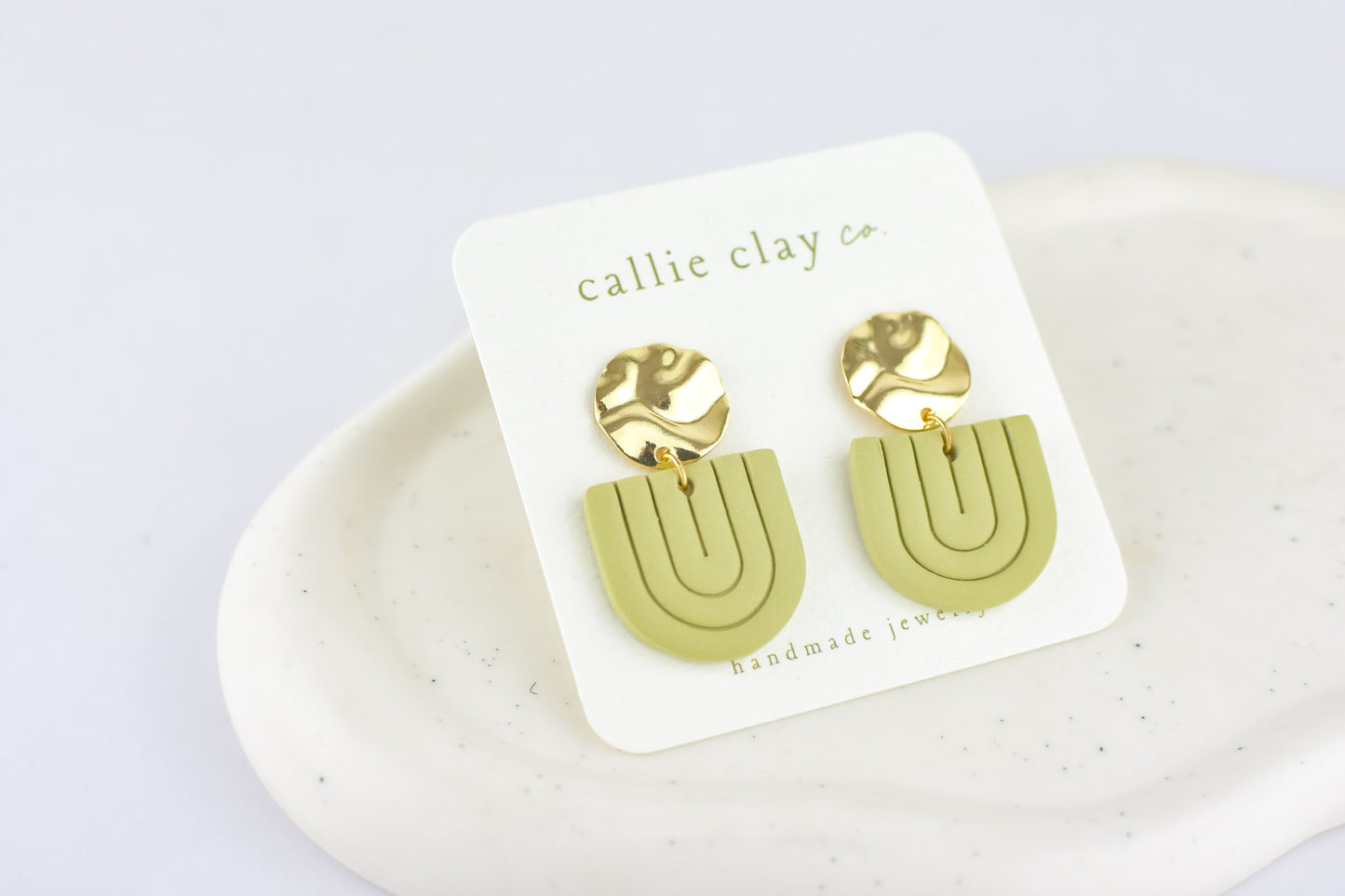 Green & Gold Dangles