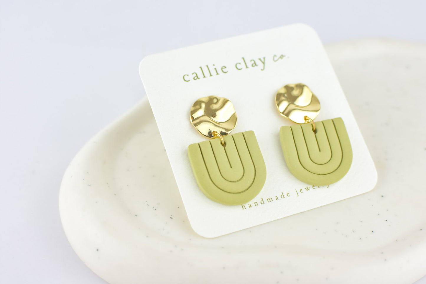 Green & Gold Dangles
