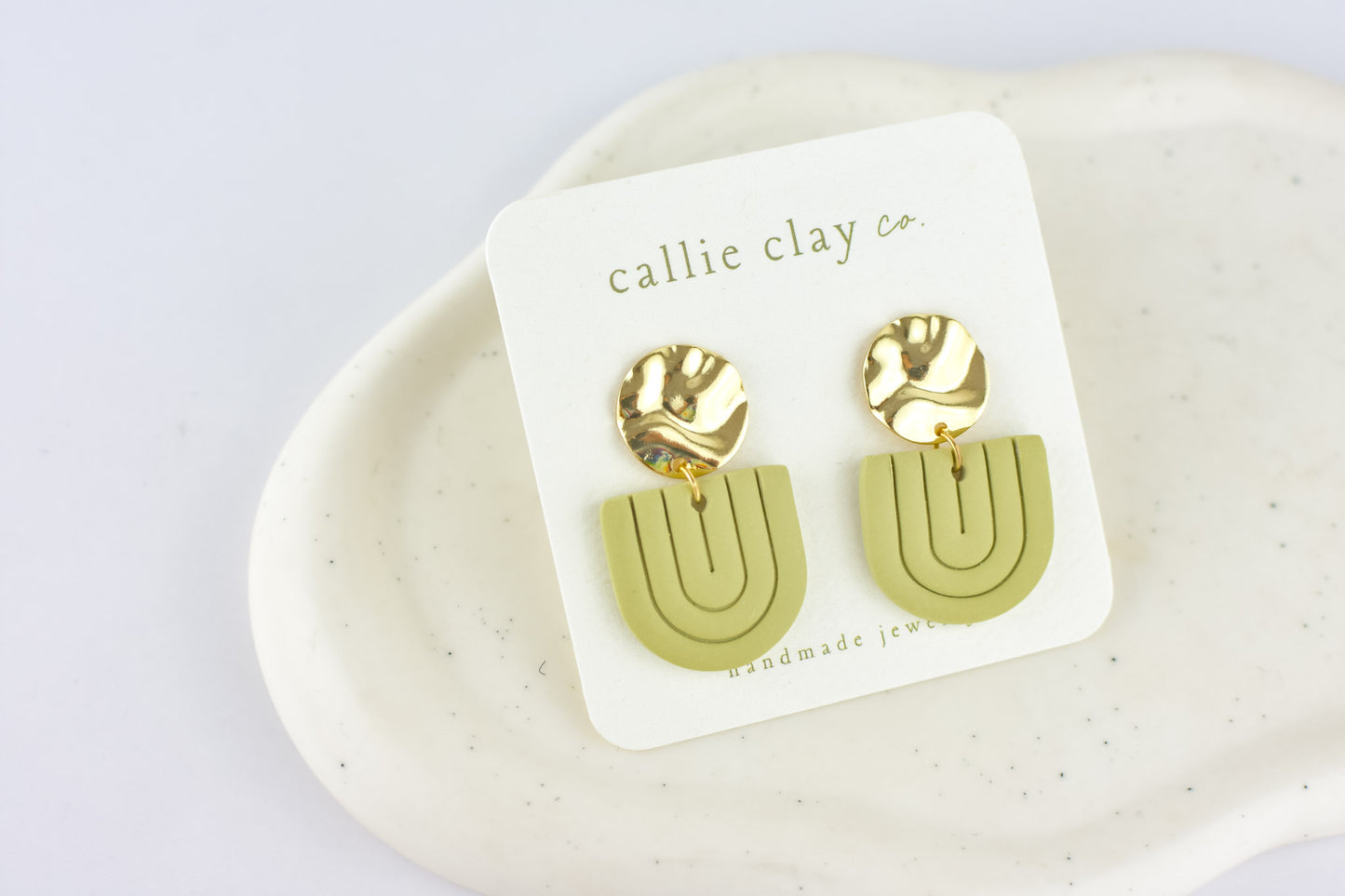 Green & Gold Dangles