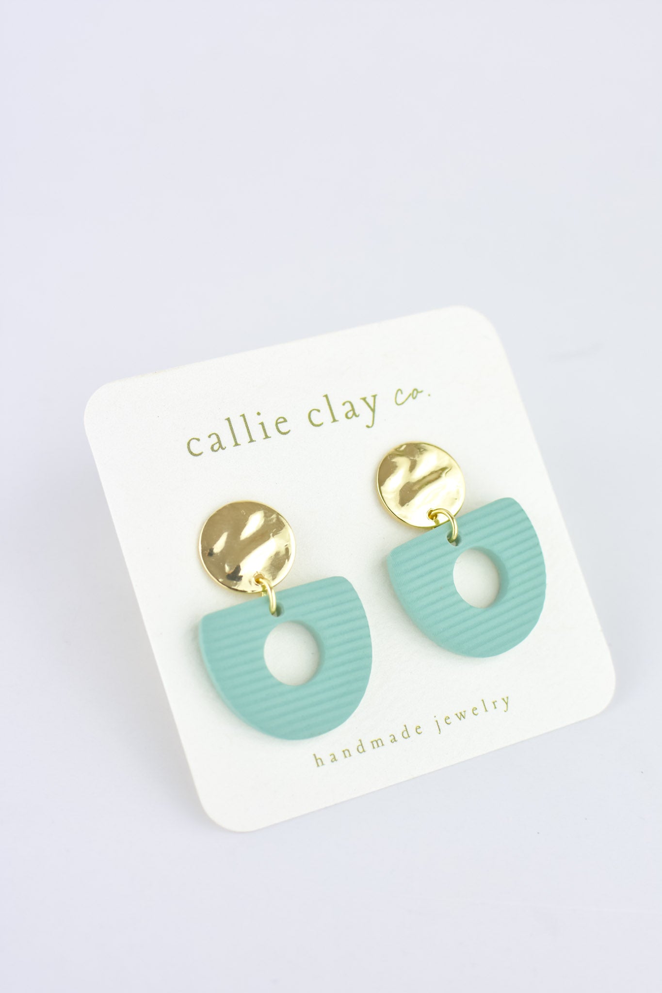 Soleil Dangles | Gold & Teal