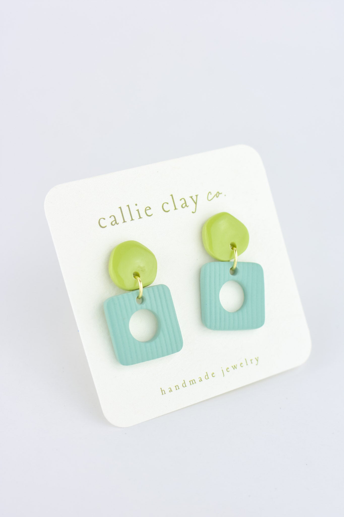 Abstract Blue & Green Dangles