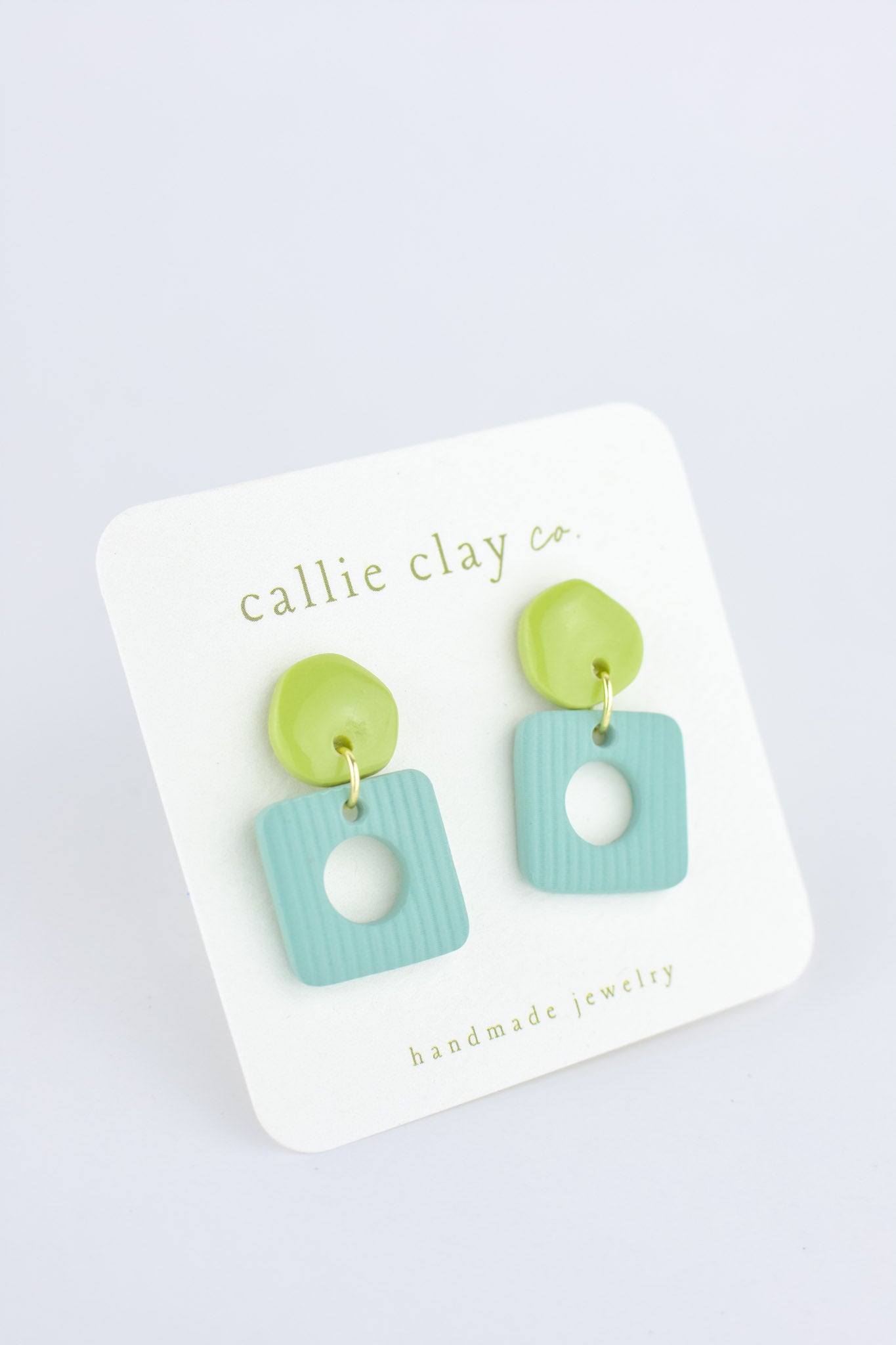 Abstract Blue & Green Dangles