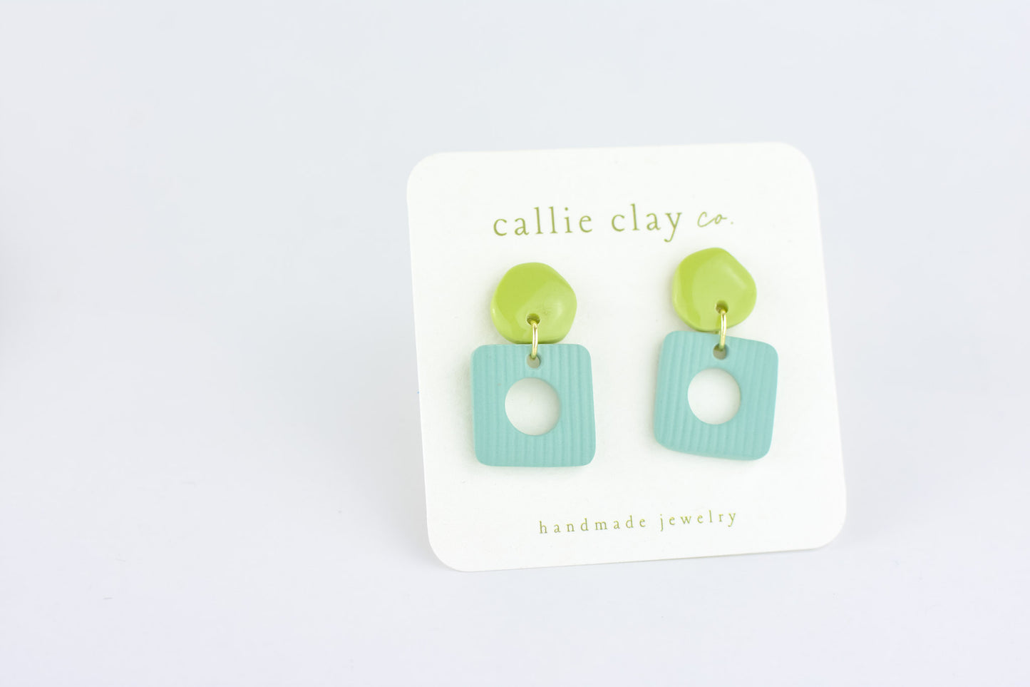Abstract Blue & Green Dangles