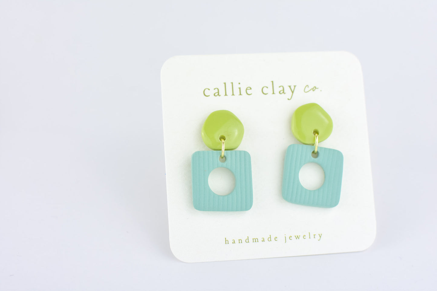 Abstract Blue & Green Dangles