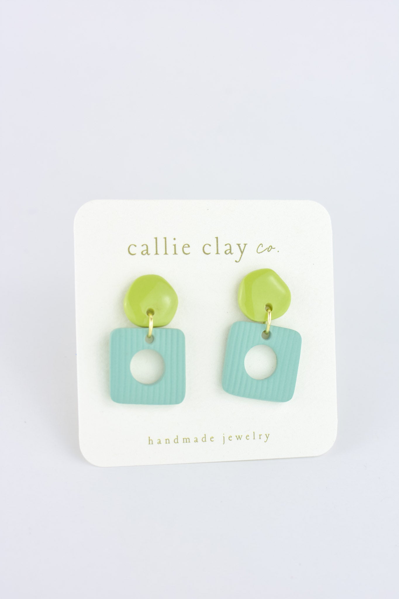 Abstract Blue & Green Dangles