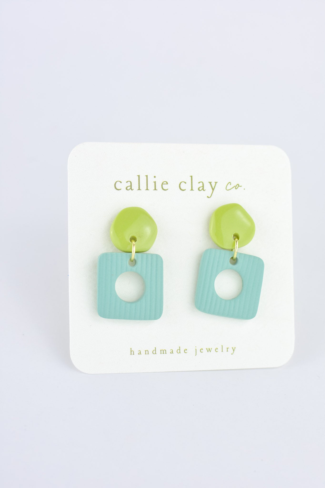 Abstract Blue & Green Dangles