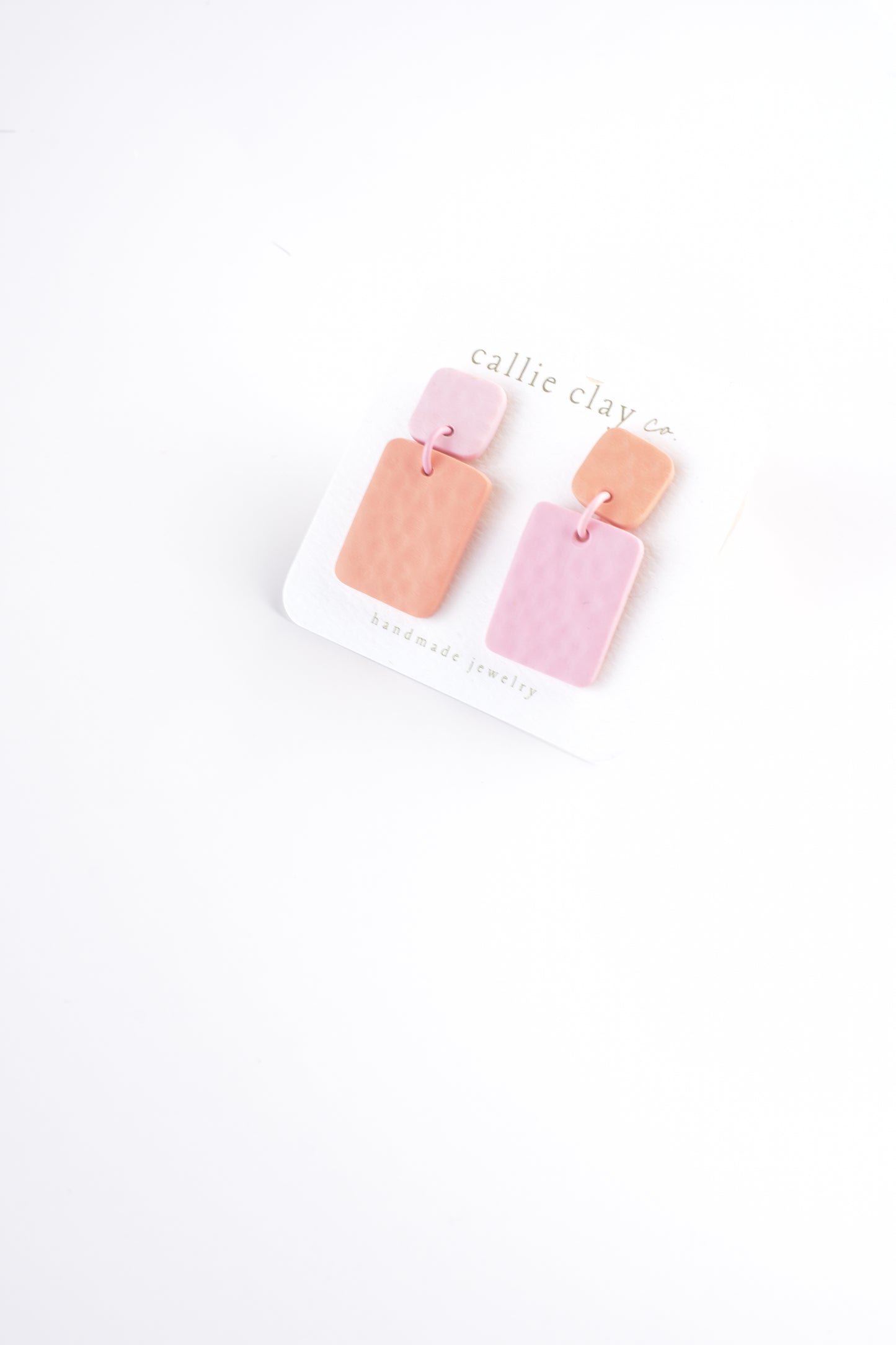 Soleil Dangles | Coral & Pink