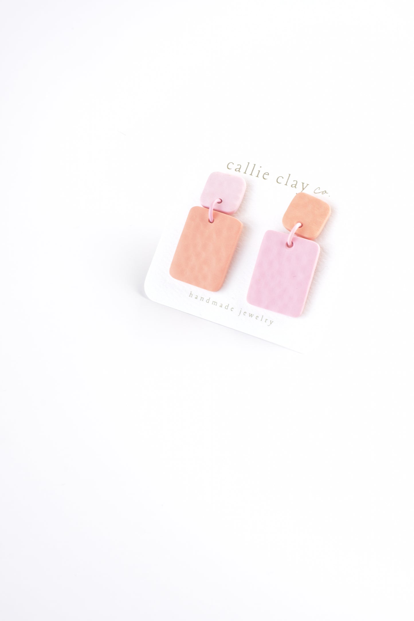 Soleil Dangles | Coral & Pink