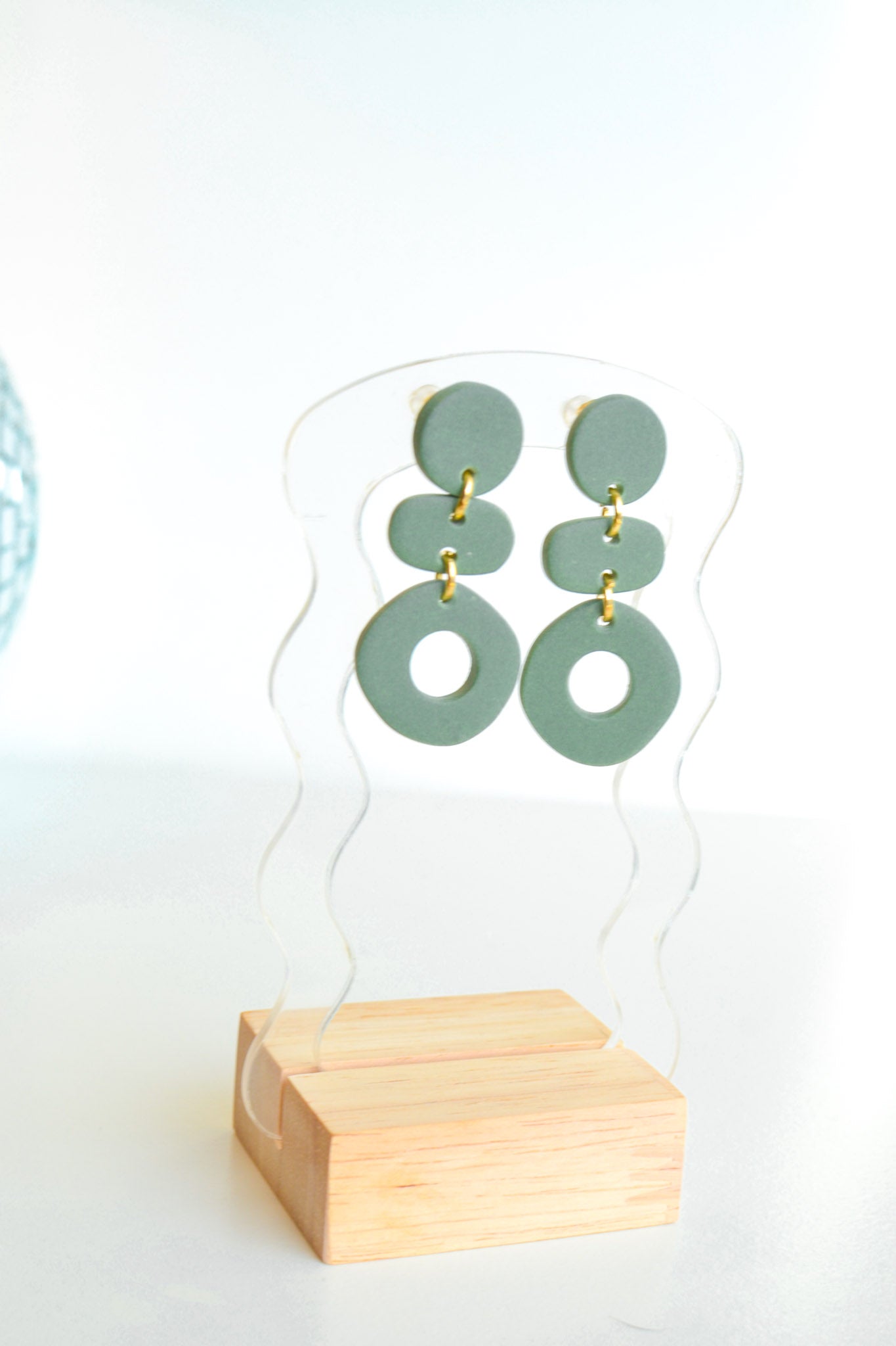 Abstract Dangles | Rustic Green