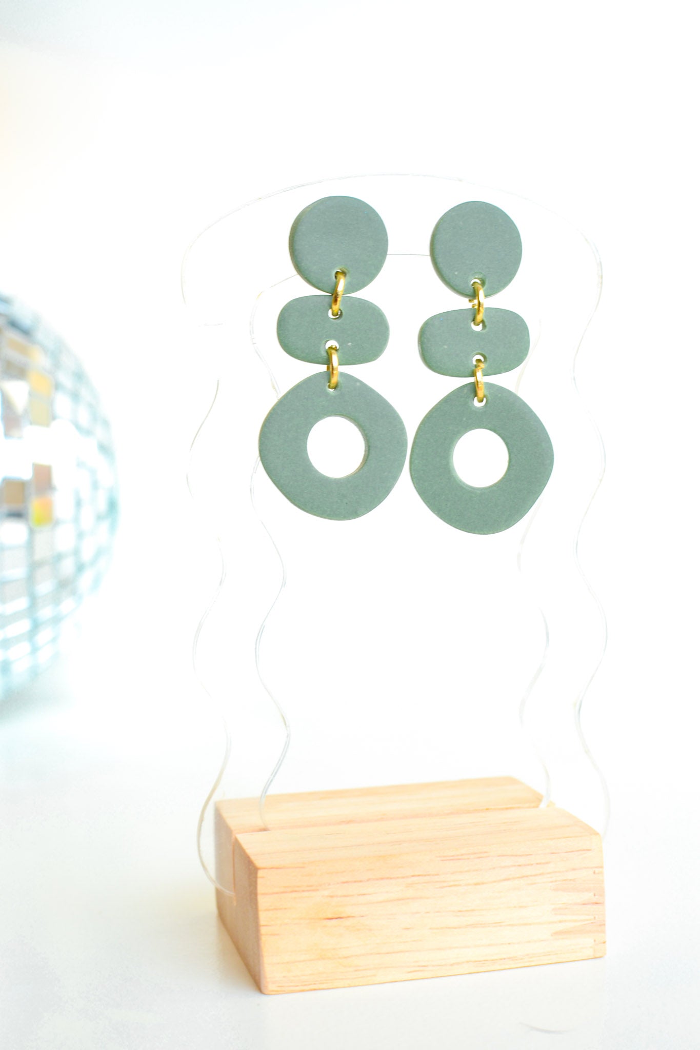 Abstract Dangles | Rustic Green