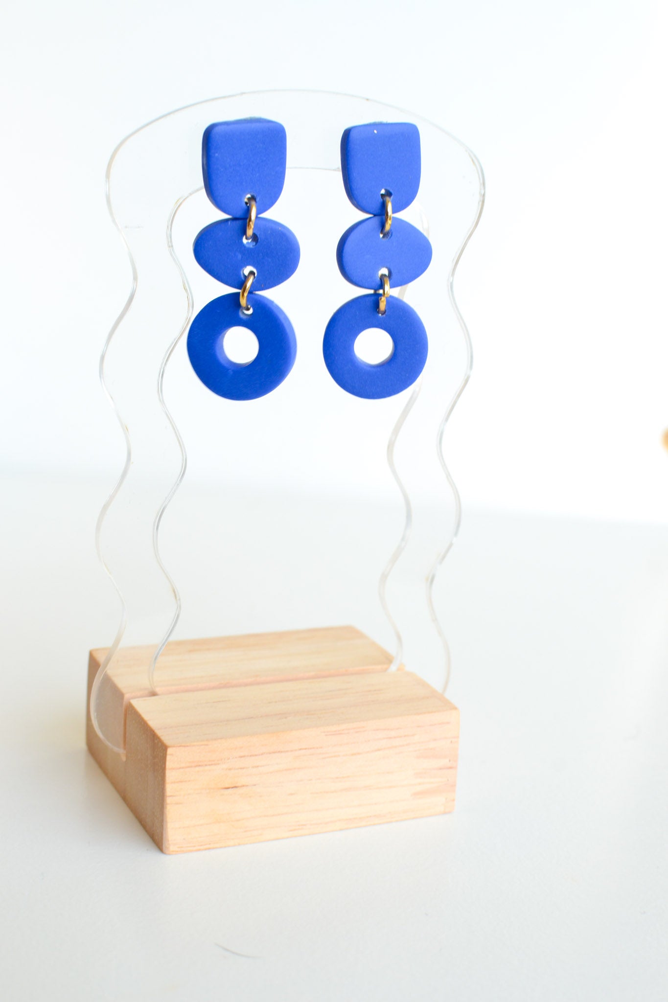 Abstract Dangles | Dark Blue