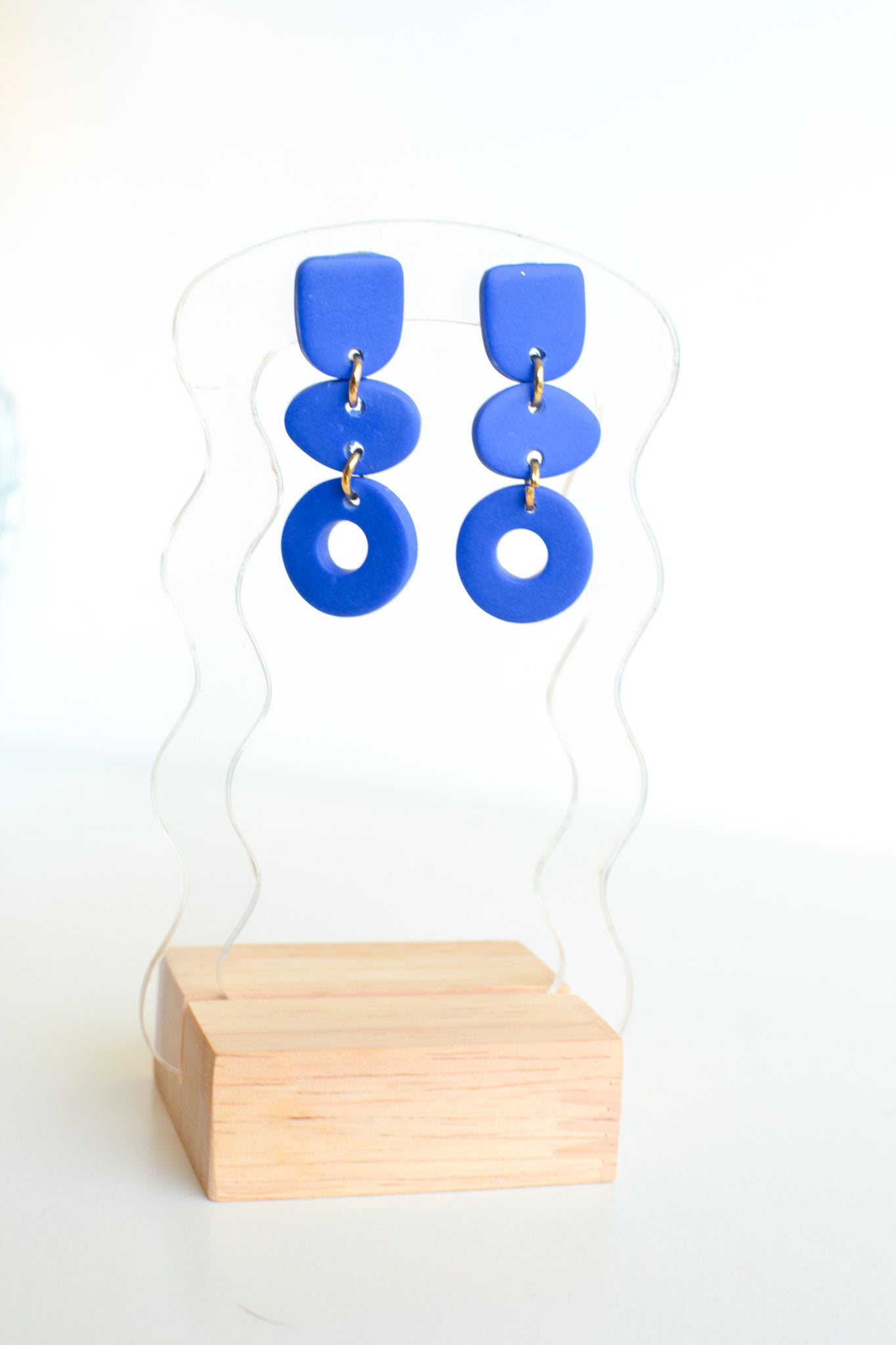 Abstract Dangles | Dark Blue