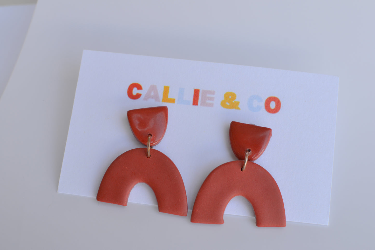 Caroline Mini Arches | Deep Red