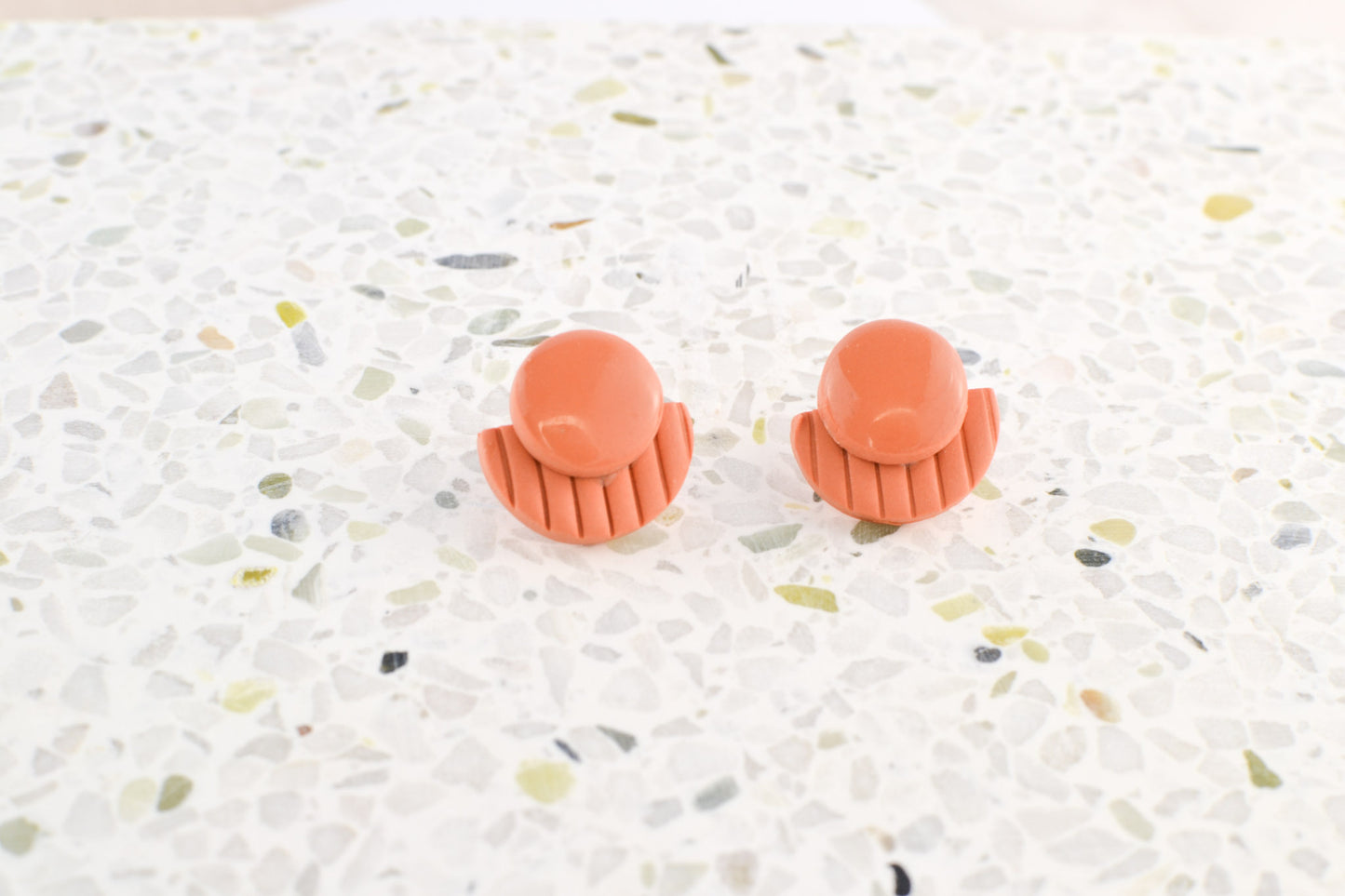 Art Deco Mini Studs | Multiple Colors Avail!