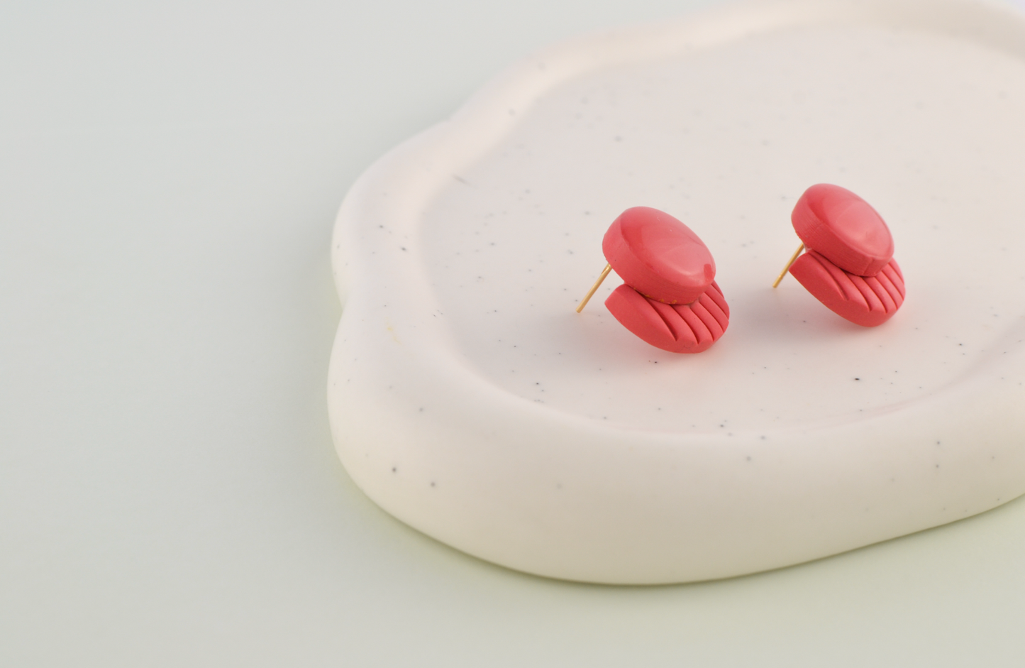Art Deco Mini Studs | Multiple Colors Avail!