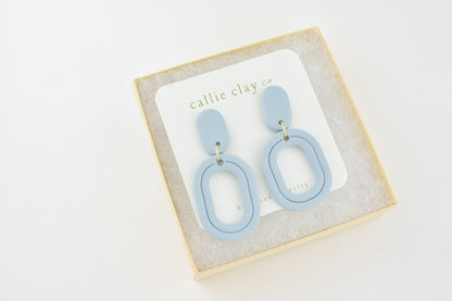 Delaney Earrings in Sky Blue