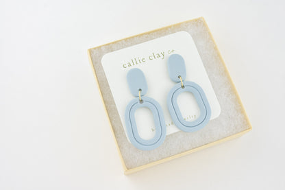 Delaney Earrings in Sky Blue